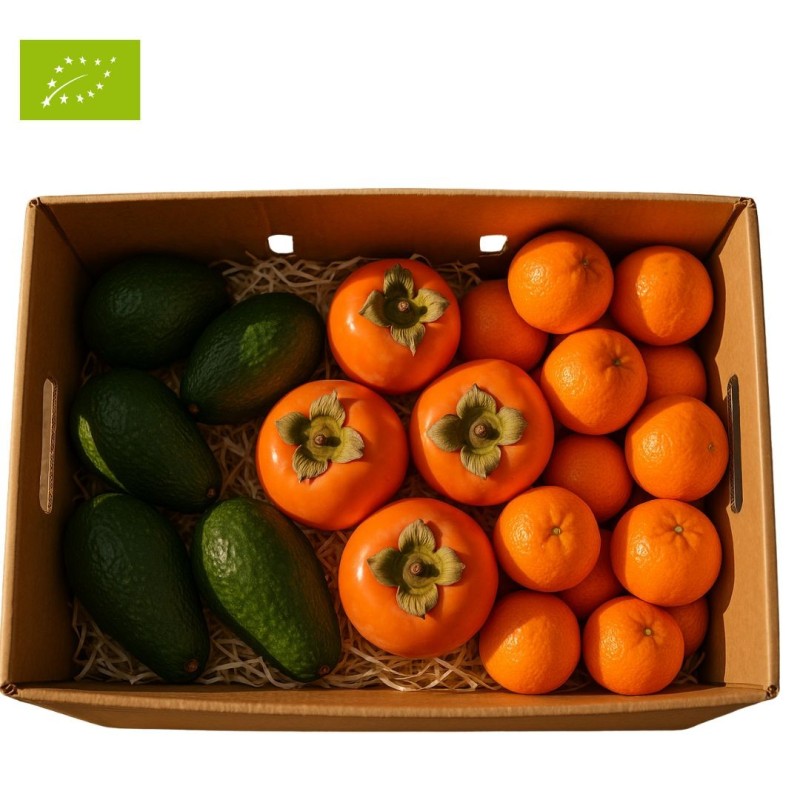 CAGETTE MIX BIO 5KG (AVOCAT + MANDARINE + KAKI)